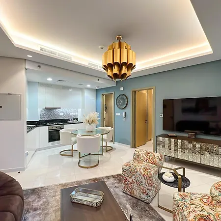 Keyrock Living - Burj Khalifa View Retreat With Pool Apartment Dubai Exterior photo