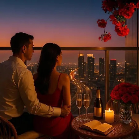 Keyrock Living - Burj Khalifa View Retreat With Pool Apartment Dubai Exterior photo